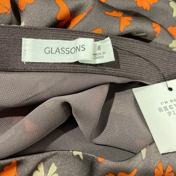 Glassons Butterfly Print Satin Maxi Skirt - Picture 4 of 7